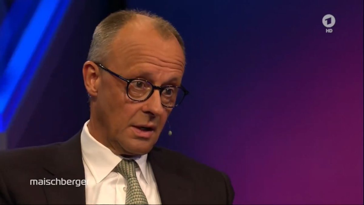 „Ich halte #Abschiebungen nach Syrien unter den gegebenen Umständen, so wie #Syrien zurzeit dasteht, für möglich” – @Bundeskanzler Friedrich Merz im Gespräch mit Sandra #Maischberger. #Migration