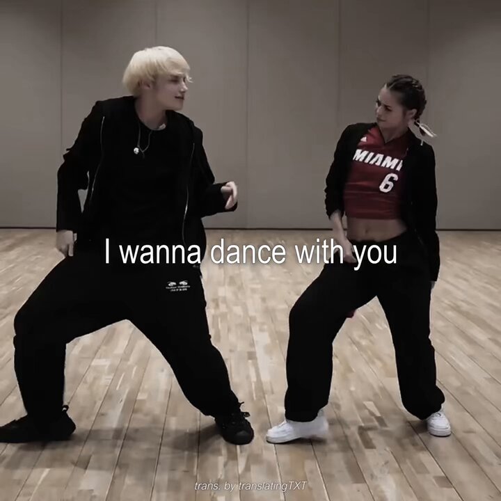 drop your hueningkai 'dance with you' tiktoks 👀
