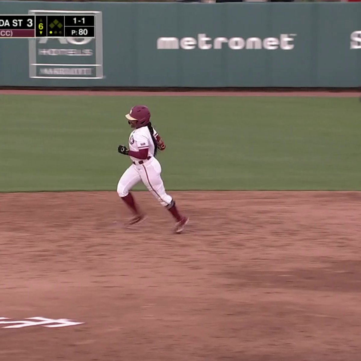 Jahni Kerr homered twice against the Gators 😤 Florida State Softball 🥎 | #ACCNTakeover