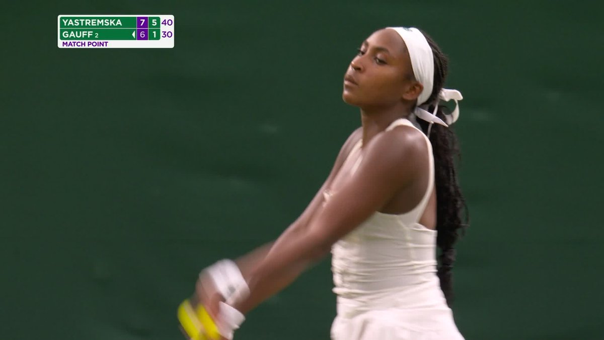 "It's the win of her career." No.1 Court is stunned as Dayana Yastremska defeats No.2 seed Coco Gauff 7-6(3), 6-1 😲 #Wimbledon