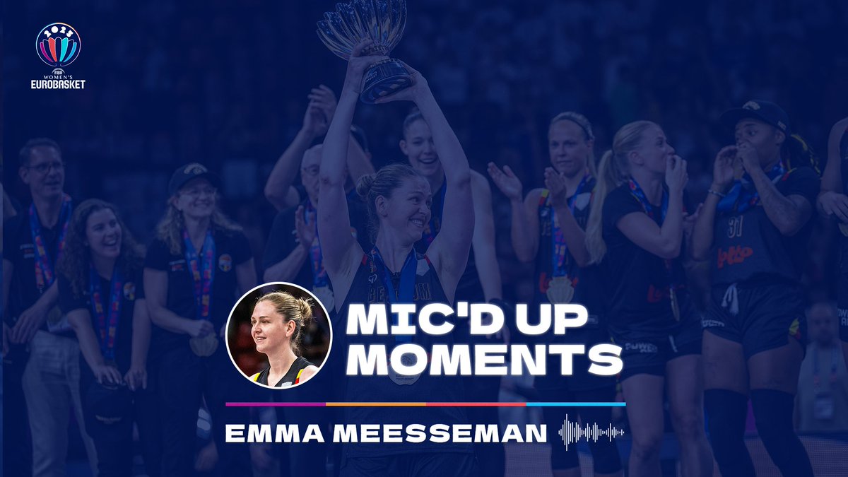 Yes, we mic’d up the 🐐. 🎙 Sit back, relax, and enjoy the show. 🍿 #EuroBasketWomen x Emma Meesseman | Belgian Cats