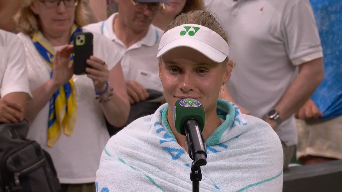 "I love playing on grass, I feel that this year we are kind of friends." Dayana Yastremska is hoping this is a friendship that continues to blossom 🌱 #Wimbledon