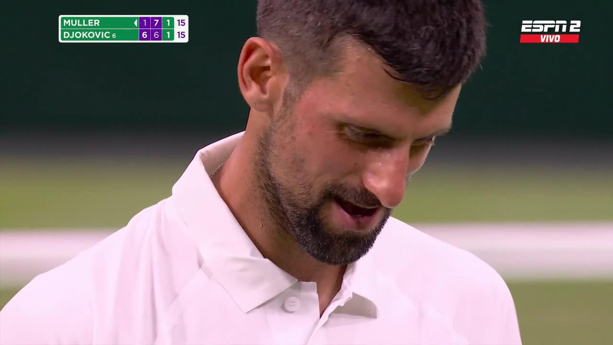 EL PUNTAZO QUE GANÓ DJOKOVIC. 🥵 #Wimbledon