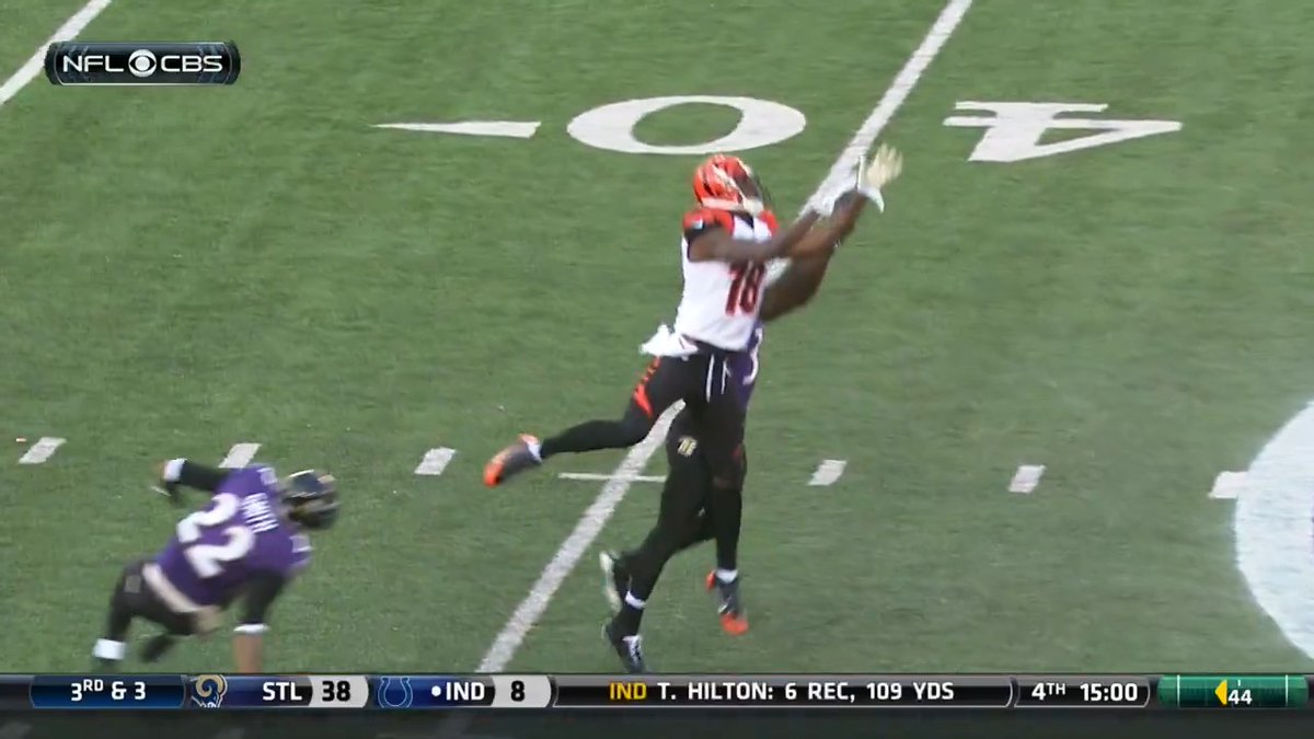 A.J. Green was one of the most dominant receivers of the 2010s 🙌