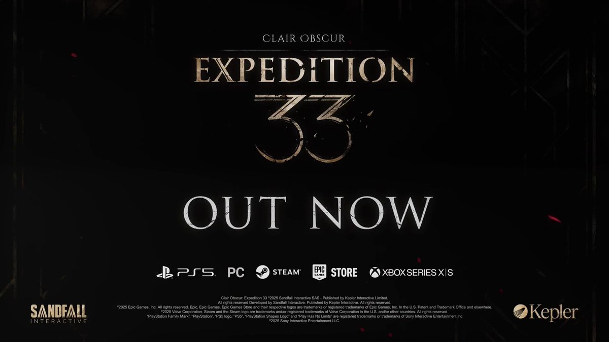 Final Day - Clair Obscur: Expedition 33 This is the 700th game I've ever given away with #7DaysOfIndies. And it's also my favourite game ever. For your chance to win: ❤️ follow Clair Obscur: Expedition 33 & Kepler Interactive 🔁 like & RT 💬 reply with your platform + region of choice