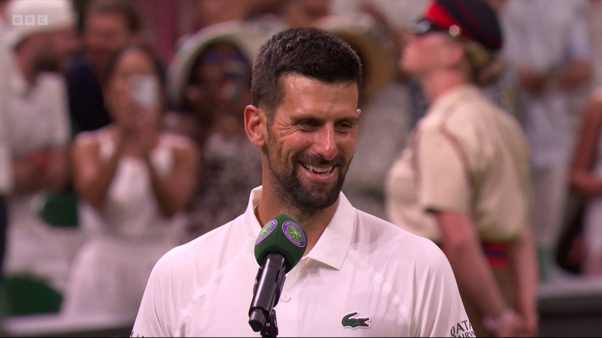 "I wouldn't be here if I didn't think I had a chance." 👀 Novak Djokovic is here to win Wimbledon and win an outright record 25th Grand Slam title 👊
