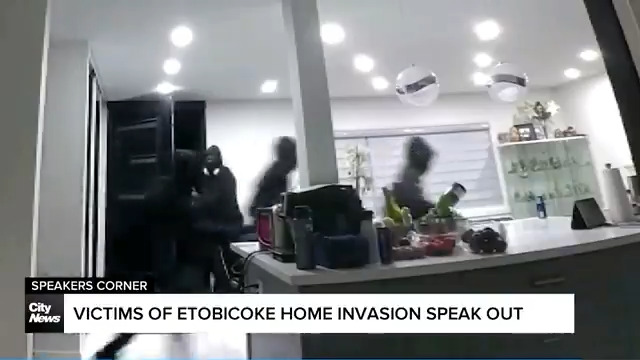 “Thank God for that gun” says a woman after 4 men, armed with hammers, smashed their way into her home. Her husband, a legal gun owner, didn't have time to load his shotgun, but pointed it at the criminals who quickly took off. “Maybe govt will see...and change the law.” #cdnpoli