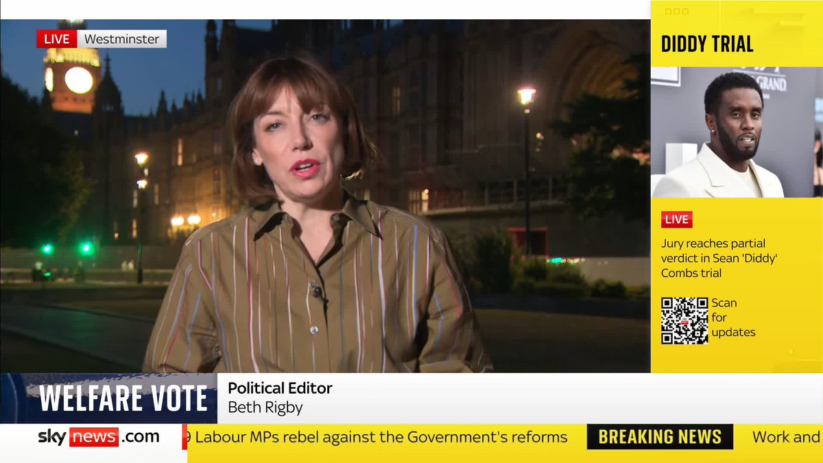 "I do think what is clear is that there is going to be a lot of fallout from this, and it will roll on in the next weeks and months" Sky's Beth Rigby reacts to the vote on the controversial welfare bill. 📺 Sky 501 and YouTube