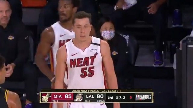 Duncan Robinson 26 points 7 three performances in the finals will never be forgotten
