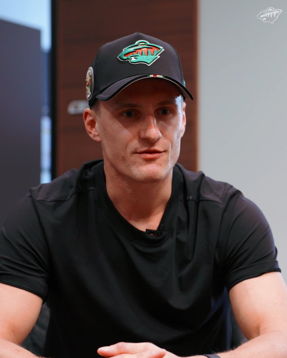 🗣️ Nico Sturm on wanting to bring the cup to Minnesota "I am going to be doing my part of hopefully bringing that cup to Minnesota" #mnwild