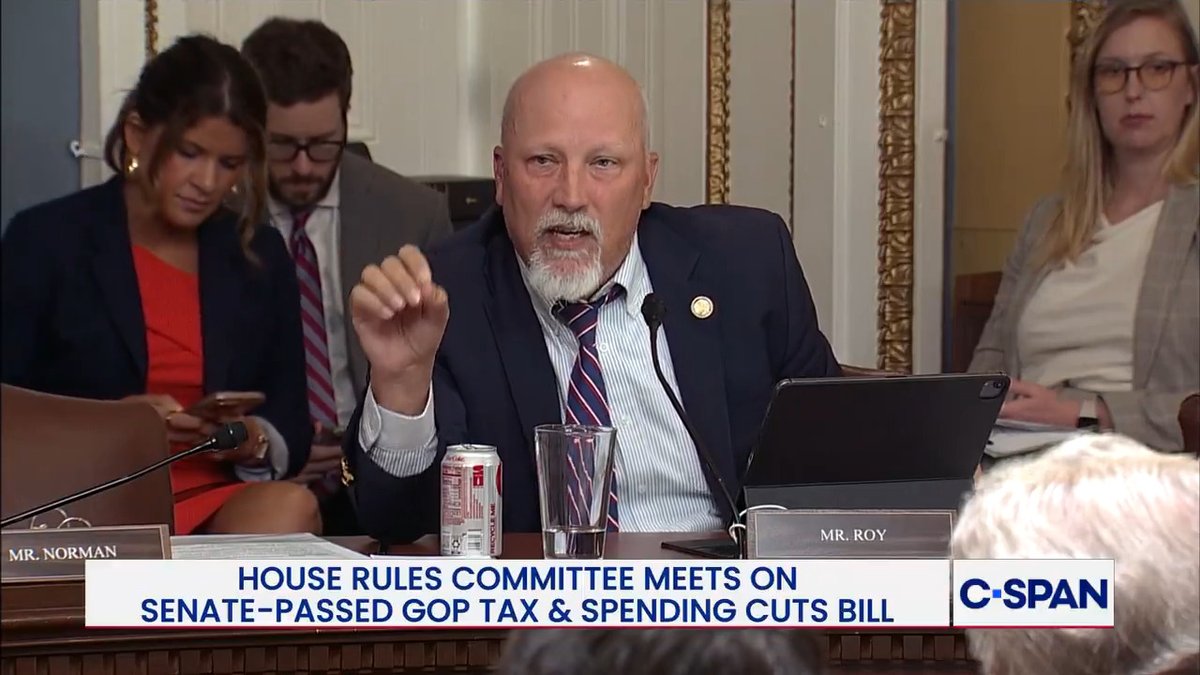 .Rep. Chip Roy Press Office on GOP Tax and Spending Cuts Bill: "My colleagues in the Senate failed us."