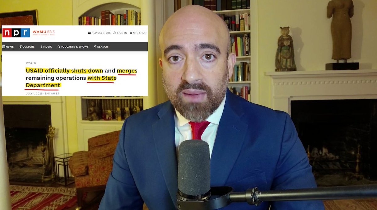 Tonight at 11pm ET, I will be doing a live public stream on the historic implications of today's formal shutdown of USAID.