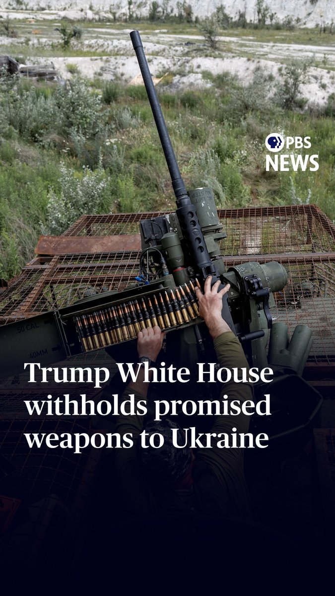 WATCH: The United States is holding back weapons that the Biden administration and the last Congress marked for Ukraine, PBS News has learned. The news comes as Russia has made territorial gains in Ukraine in recent days and blasted the country with unrelenting drone and missile attacks. Nick Schifrin reports.