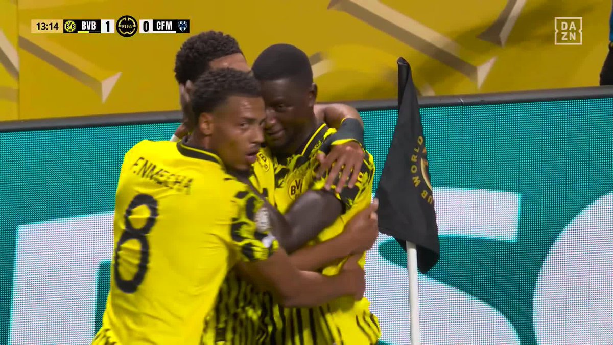 2️⃣ goals in 1️⃣ half for Serhou Guirassy Serhou Guirassy Borussia Dortmund