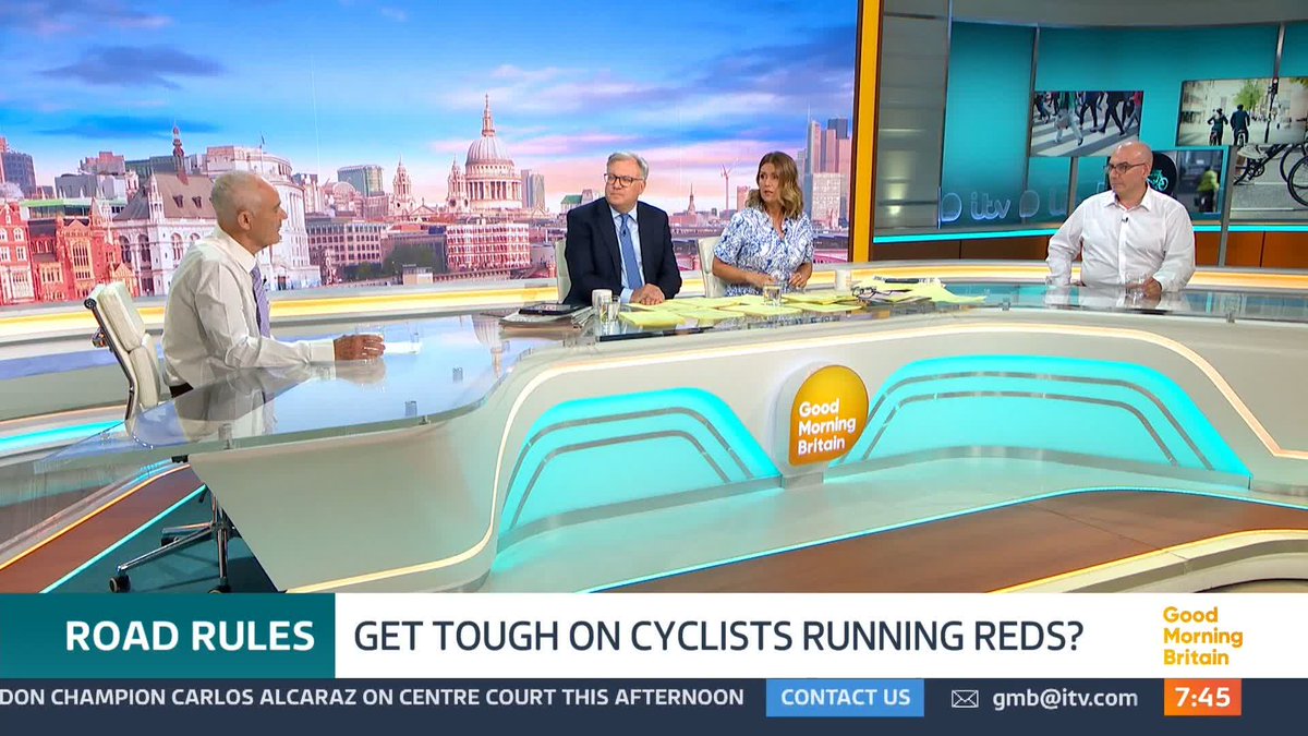The City of London Police has fined nearly 300 cyclists so far this year for riding through red lights, compared to just 25 drivers. Cyclist groups say they are being unfairly targeted - but is it time to get tougher on cyclists running red lights?