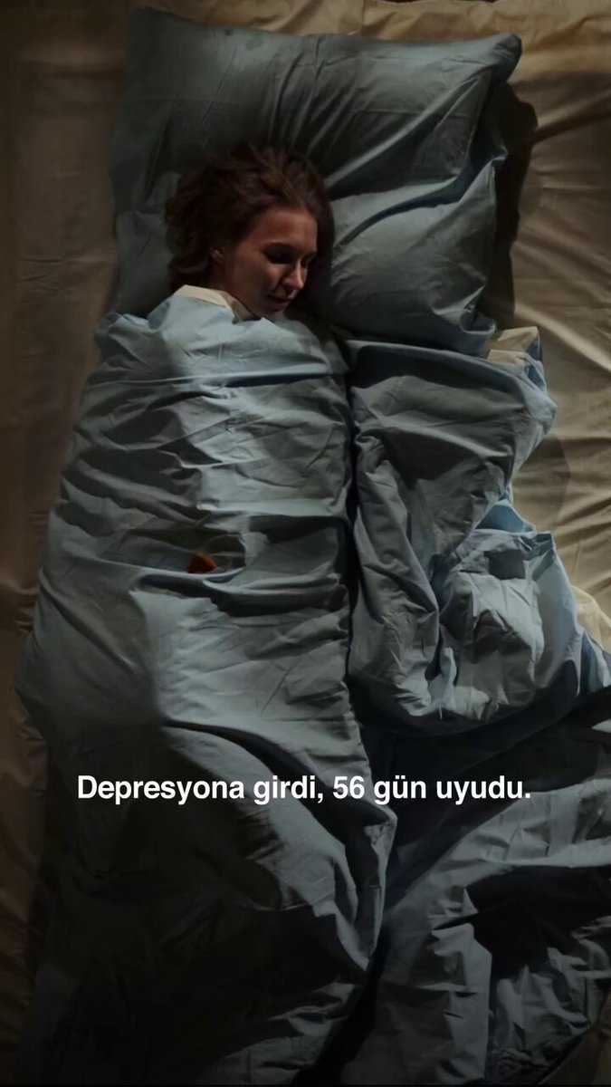“Depresyona girdi ve 56 gün uyudu…”