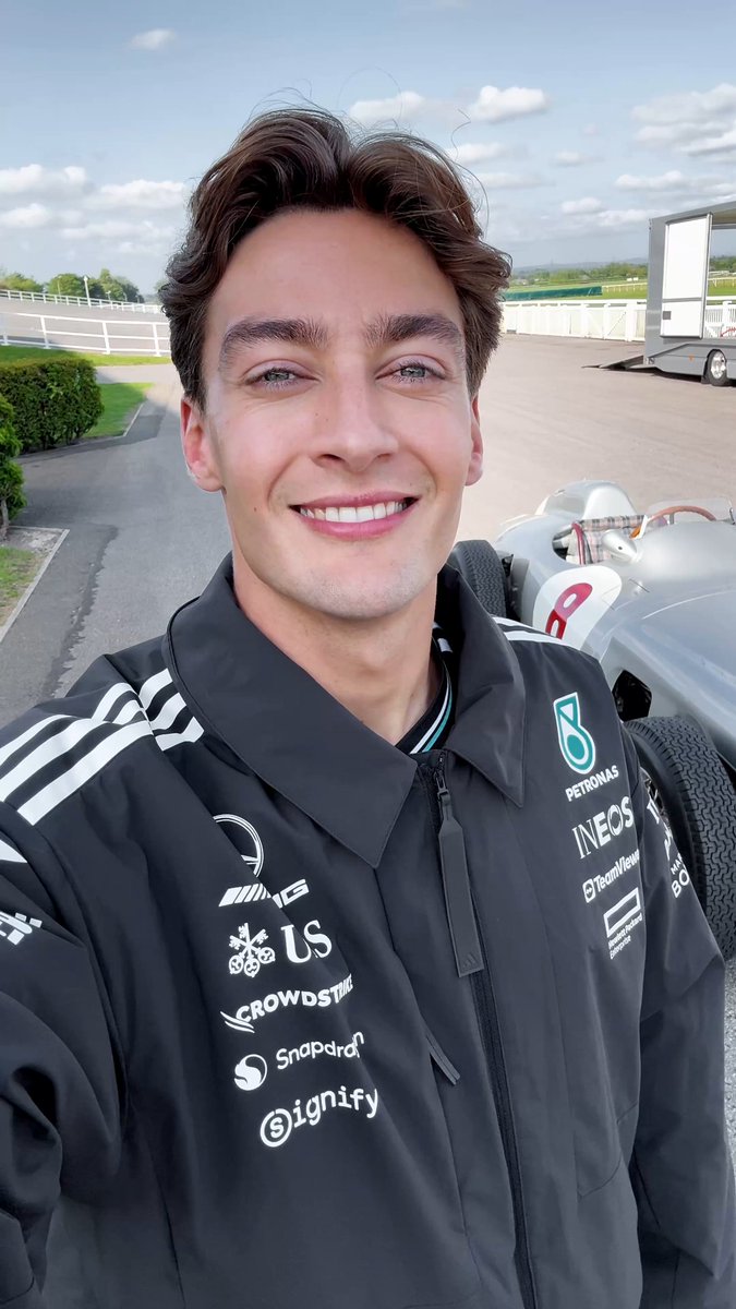 A message from to you, from George, ahead of the British GP 🇬🇧