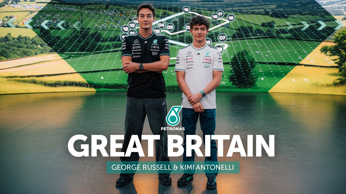 A very special race weekend. Epic support. An awesome track. Can’t wait to be back at Silverstone 👏 Previewing the British GP with George, Kimi and PETRONAS Motorsports 💚