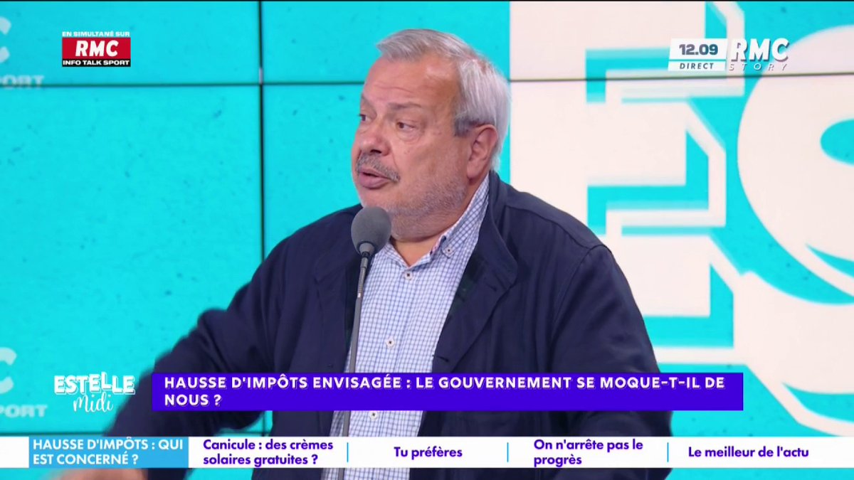 💶 Hausse d’impôts envisagée : le gouvernement se moque-t-il de nous ? 🎙️ Périco Légasse : "Des gens ne payent pas assez et des gens payent beaucoup trop ! La classe moyenne est saignée comme une vache à lait ! Et les retraités nantis, c'est un problème..." #EstelleMidi