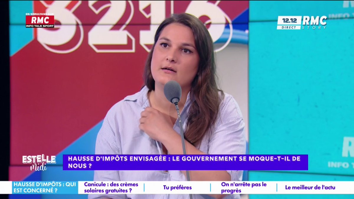 💶 Hausse d’impôts envisagée : le gouvernement se moque-t-il de nous ? 🎙️ Juliette Briens : "La Macronie est en roue libre totale ! Chacun y va de sa petite opinion, ils n'ont plus aucune vision pour la France ! Ils n'ont aucun courage politique !" #EstelleMidi