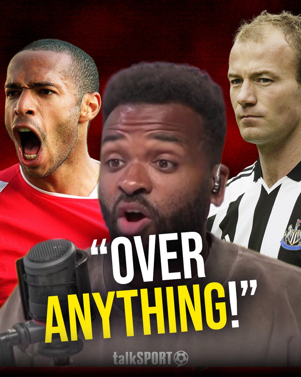 🤔 "You're saying... Thierry Henry is the greatest Premier League player of all time?" 🐐 "I would say Alan Shearer is a better goalscorer." 😡 "Hold on!" Darren Bent believes Thierry Henry was a better goalscorer than Alan Shearer!