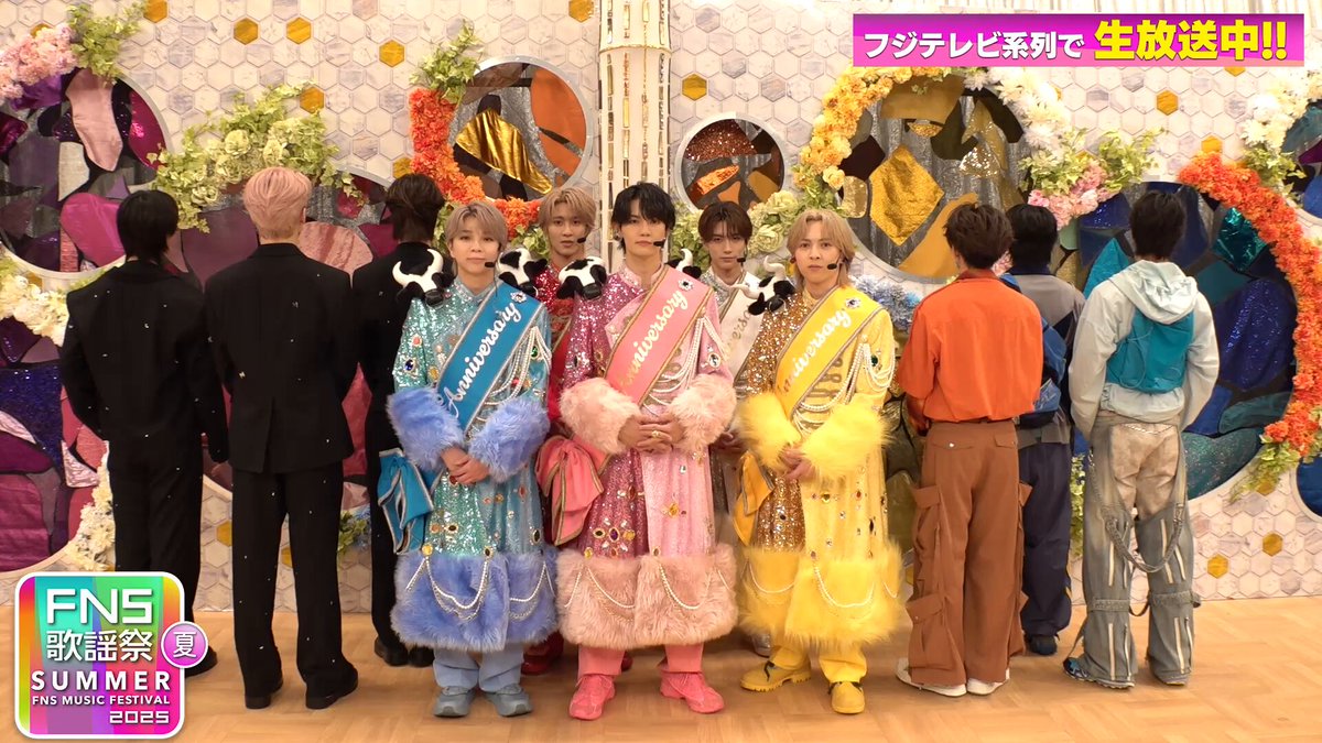 ✨🌴 #FNS歌謡祭夏 🌴✨ このあとは＞＞＞ 大バズり中の #MILK の皆さんが #FNS歌謡祭夏 に初登場🍼 SNS総再生回数19億回突破🤩 ♪#イイじゃん を #andTEAM #FANTASTICS "ビジュイイじゃん選抜”の メンバーとお届けします👍