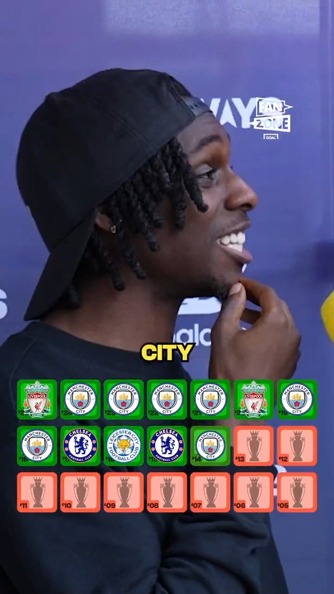 Can Jeremie Frimpong name every club to win the Premier League? 🧠
