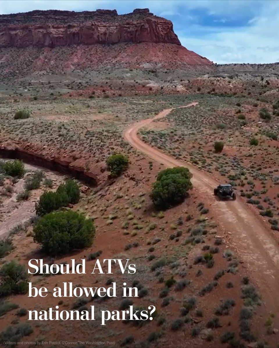 The route was stunning: the hanging gardens and sandstone cliffs, the soaring buttes and endless mesas. But one section was particularly sweet: a stretch of hotly contested National Park Service land that Congress opened to off-road vehicles in May.