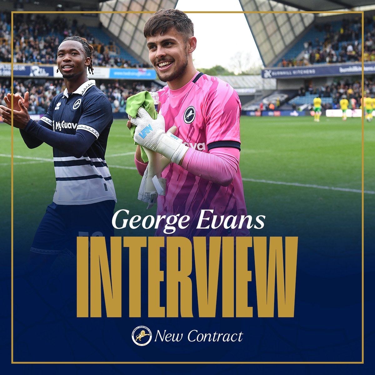 😁 “I’m happy to get it over the line!” #Millwall