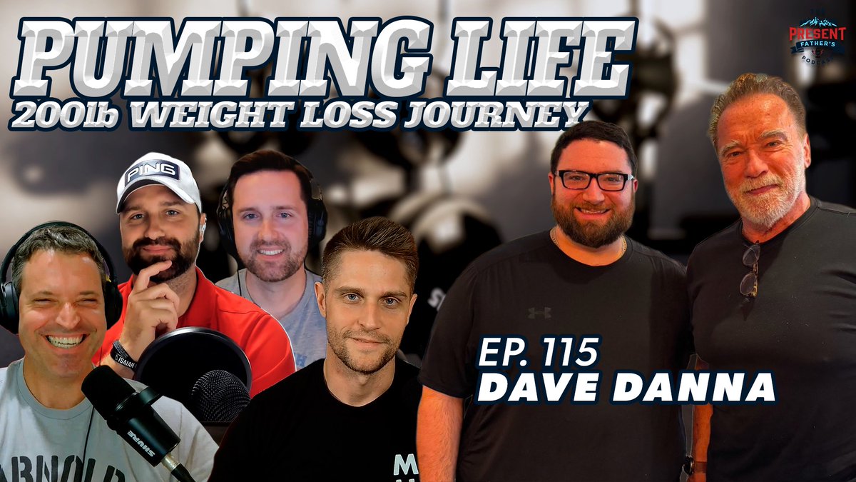 From an error on the on the scale to true love, a baby, and an unlikely friendship with @schwarzenegger, Dave Danna will capture your heart. Don’t miss his incredible story, only on The Present Father’s Podcast!
