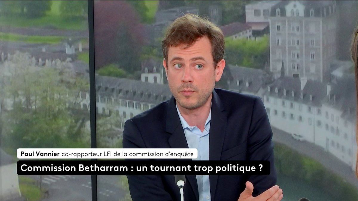 “Je prends acte que la présidente socialiste de la commission n’a pas souhaité transmettre à la justice. Je vais maintenant saisir le bureau de l’Assemblée nationale”, déclare P. Vannier, co-rapporteur de la commission d’enquête sur les violences à l'école, à propos de F. Bayrou.