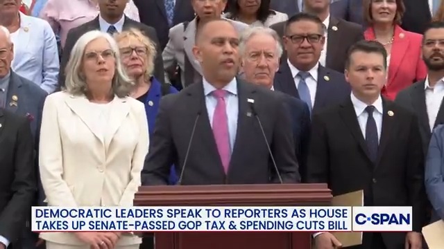 .Hakeem Jeffries (D-NY): "All we need are four Republicans to join us in support of their constituents, to have John McCain–level courage and stand up in defense of the health care of the American people."