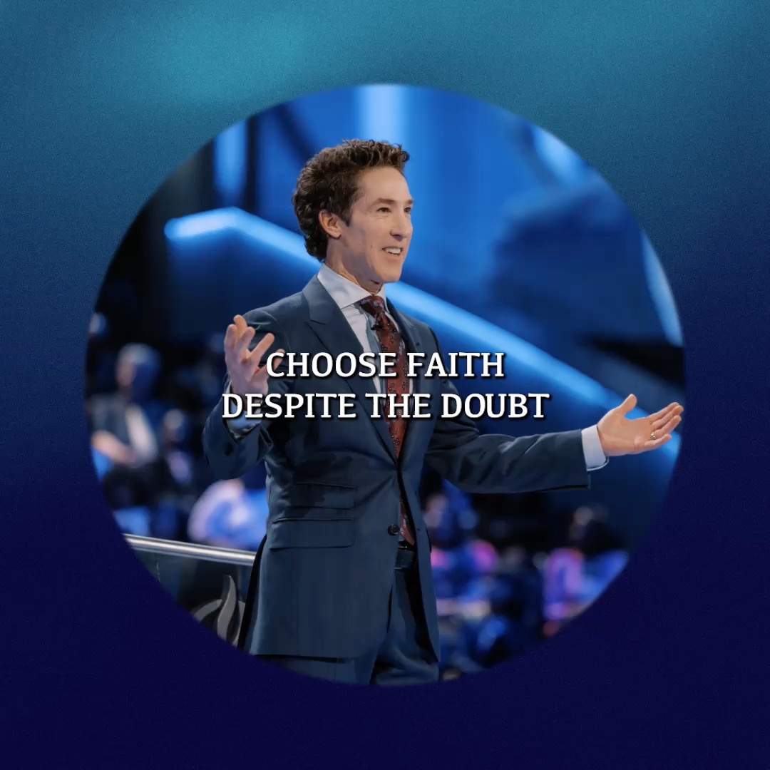 Maturity is when you go beyond your feelings. You don’t let them dictate your life. You choose joy, you choose a good attitude, you choose to have a smile. Be inspired by this message from Joel, "Choose a Good Mood".