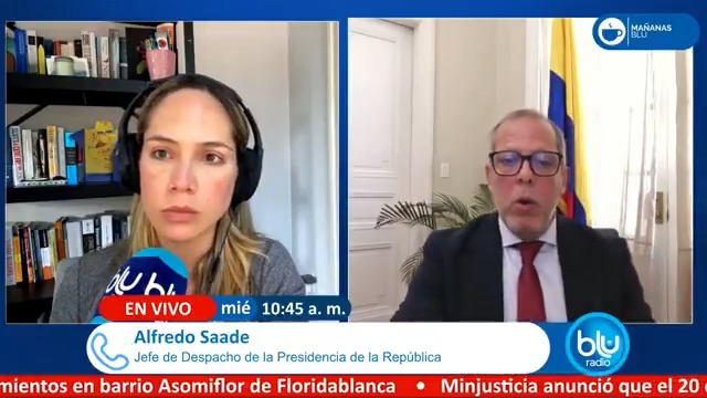 #Atención 🔴 Alfredo Saade, jefe de Despacho de la Presidencia, asegura que próximamente se firmará el contrato entre la Imprenta Nacional y la Casa de la Moneda de Portugal para elaborar los pasaportes en Colombia a partir del 1° de septiembre. #MañanasBlu10am 👇🏼