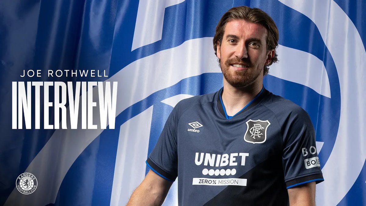 🎙️ Watch our exclusive first interview with Joe Rothwell as he spoke to RangersTV after joining the club.
