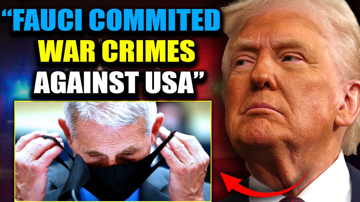 🚨Trump: Fauci Will Become First Public Official Executed for 'Crimes Against Humanity' Sources confirm Trump is drafting an executive order to authorize a military task force to arrest and try U.S. citizens accused of war crimes and crimes against humanity - specifically those tied to the globalist COVID agenda. The modern-day Nuremberg 2.0 trials are coming - and the targets are clear. Across the country, elected officials are stepping up - and gearing up - to bring Anthony Fauci and his COVID co-conspirators to justice.