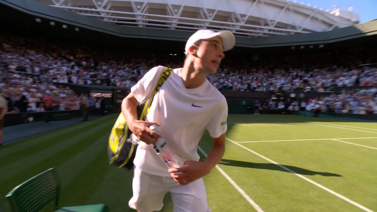 From coming through Qualifying to facing Carlos Alcaraz on Centre Court... Congratulations on a brilliant run, Oliver 👏 #Wimbledon