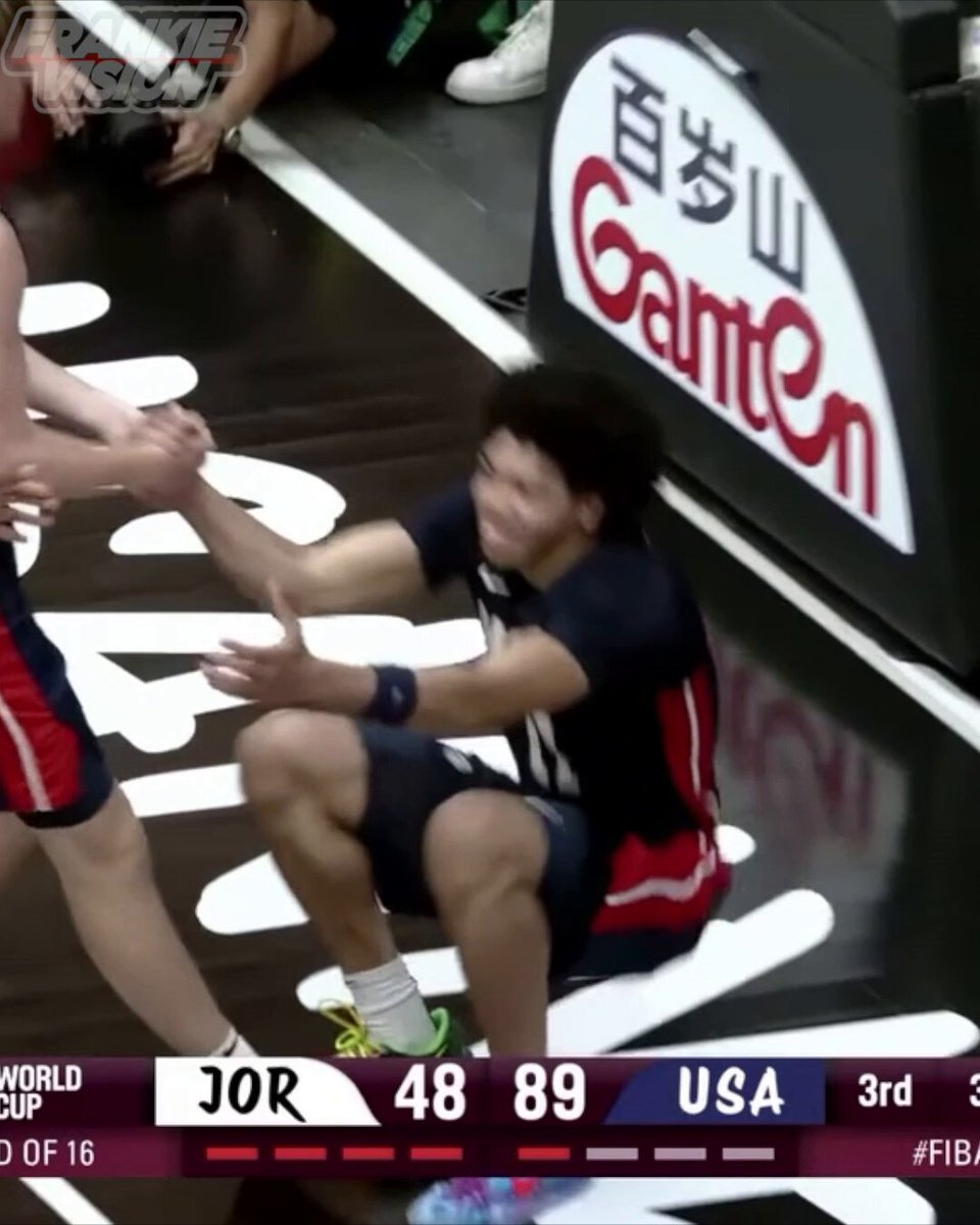 Incoming HS Senior Tyran Stokes had a Triple Double, Playing in Fiba U19 vs Jordan today.. 19 PTS (9-11 FG) 11 REBS 10 AST 7 STLS What college would you like to see him at after his SR season…