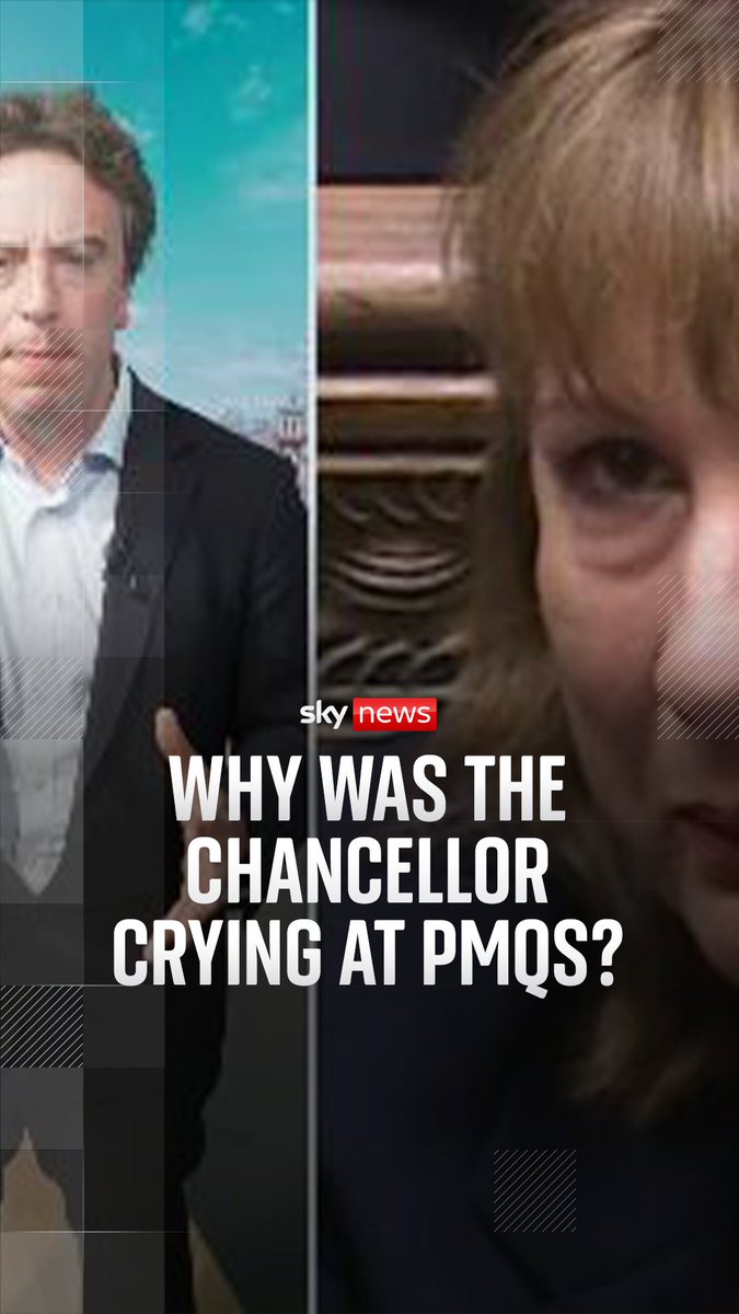 Rachel Reeves - who has been left with a multibillion pound black hole by the U-turn - was seen in tears. Her team has said it was down to a 'personal matter'. Deputy Political Editor, Sam Coates Sky explains ⬇️