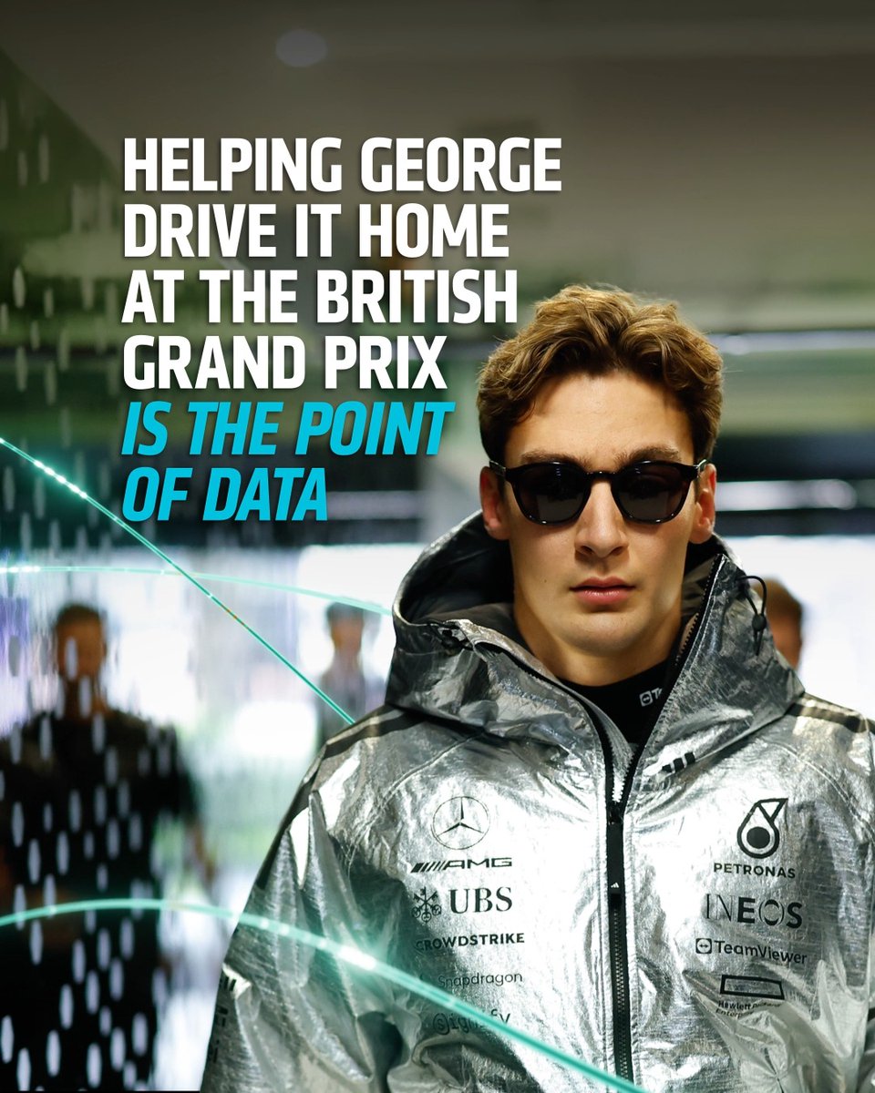 Good luck to George Russell and the Mercedes-AMG PETRONAS F1 Team team as they head to the British Grand Prix this weekend. #TogetherWeAdvance