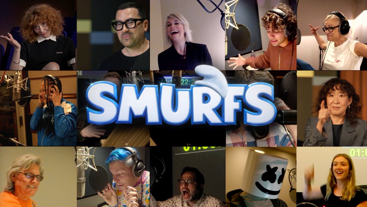 This cast is un-smurfin-believable! Get tickets now for #SmurfsMovie - only in theatres July 18 💙