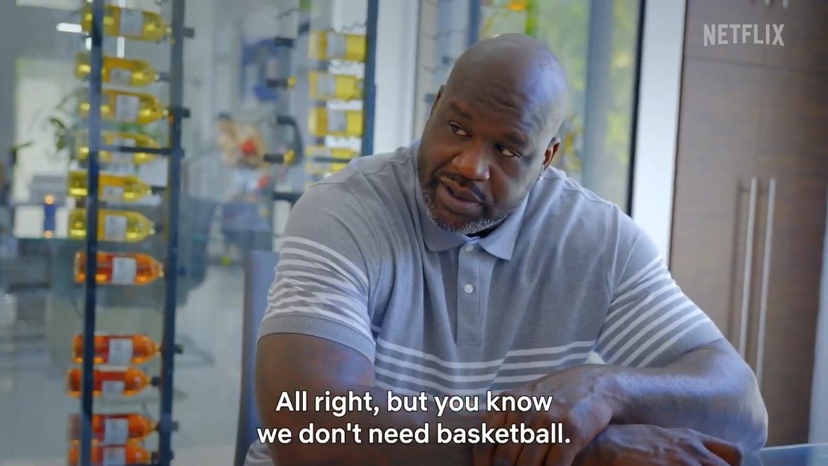 “Are you ready to live that life? If you want to be great, my man, you gotta sacrifice everything. I’ve lost a family trying to be great.” Shaq having an honest conversation with his son Shareef O'Neal about pursuing an NBA career. 📺 Power Moves