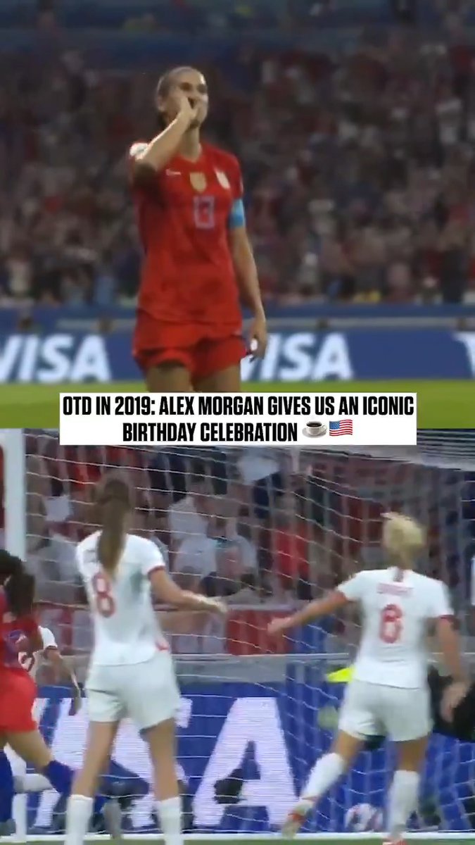 Happy Birthday to U.S. Women's National Soccer Team legend Alex Morgan! 🇺🇸🎂 6 years ago today on her 30th birthday she gave us a FIFA Women's World Cup celebration we'll never forget 🔥
