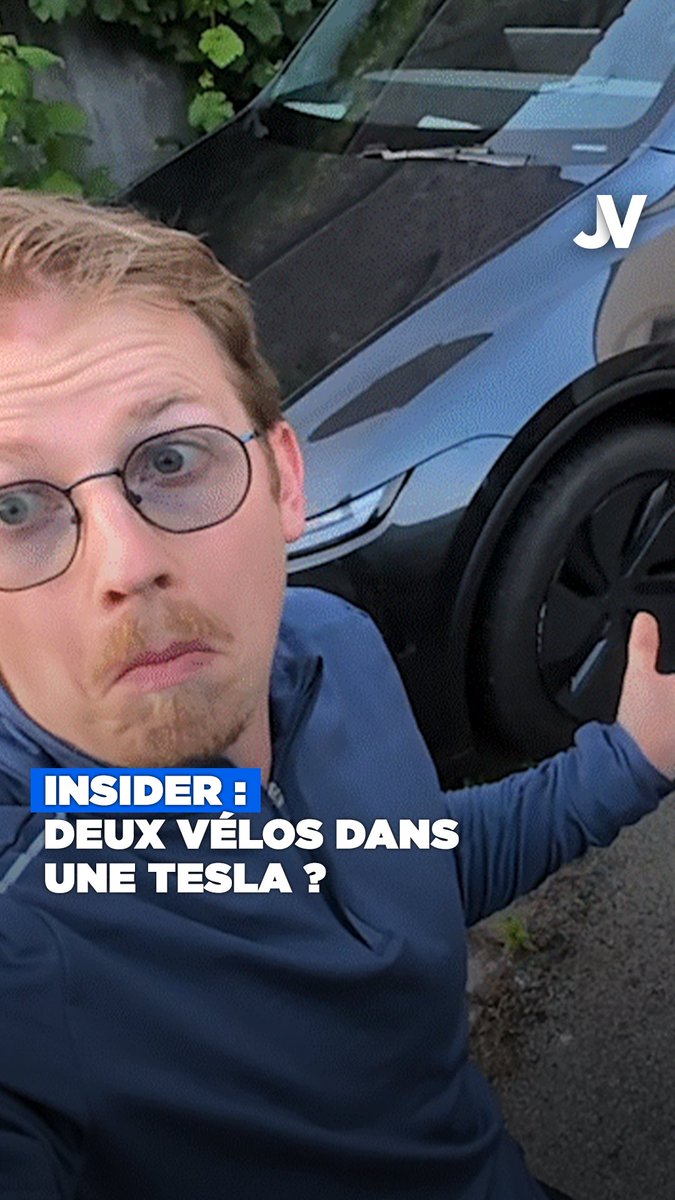 2 vélos dans une Tesla ? On relève le défi. 👇