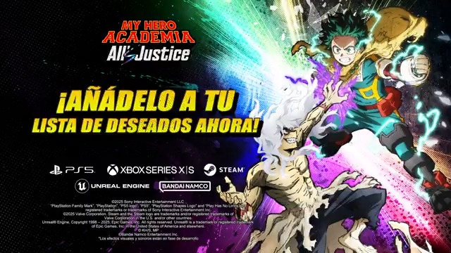 El héroe, el villano, el viaje: todo conduce a esto. ¡MY HERO ACADEMIA: All's Justice, el nuevo juego de My Hero Academia, está en camino! #MHA #MHAAJ