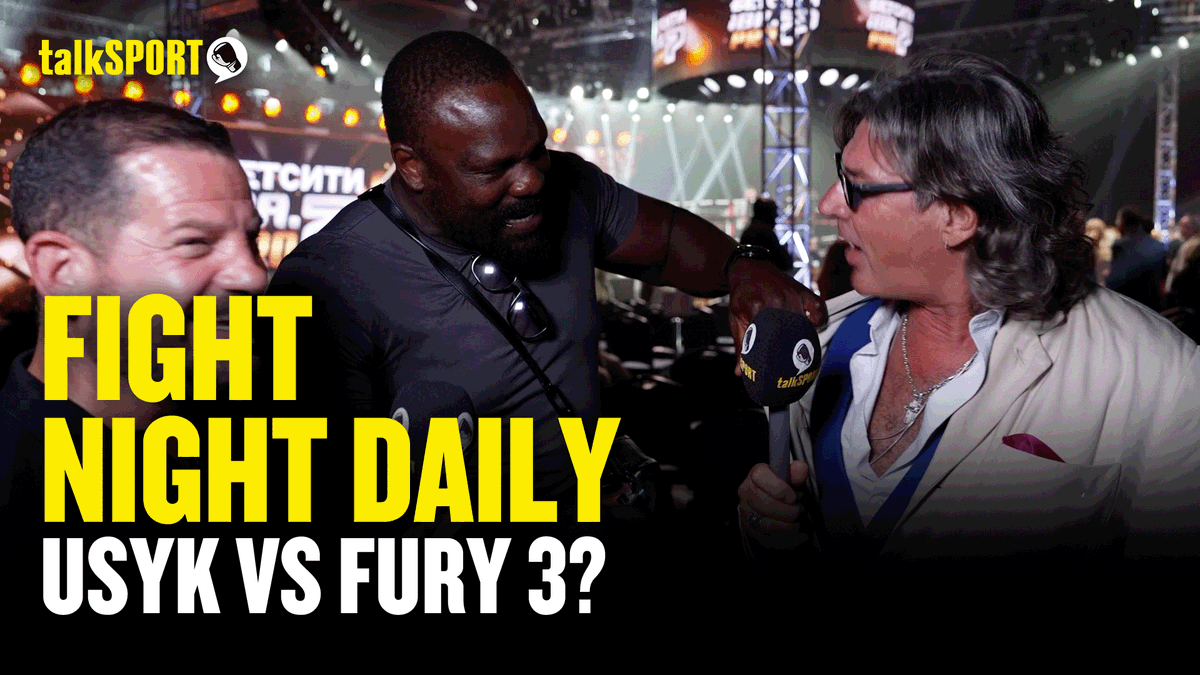 ❌ "We don't want to see it." 😅 "Don't tell me you're opening a strip club." Derek Chisora 🥊 sticks it on Gareth A Davies about Usyk vs Fury 3 💥 Watch in full here: