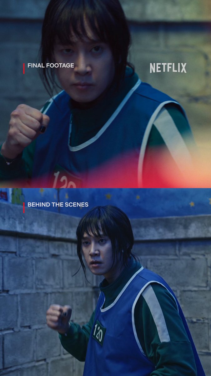 Player 120, Hyun-ju the warrior, from filming to final scene.