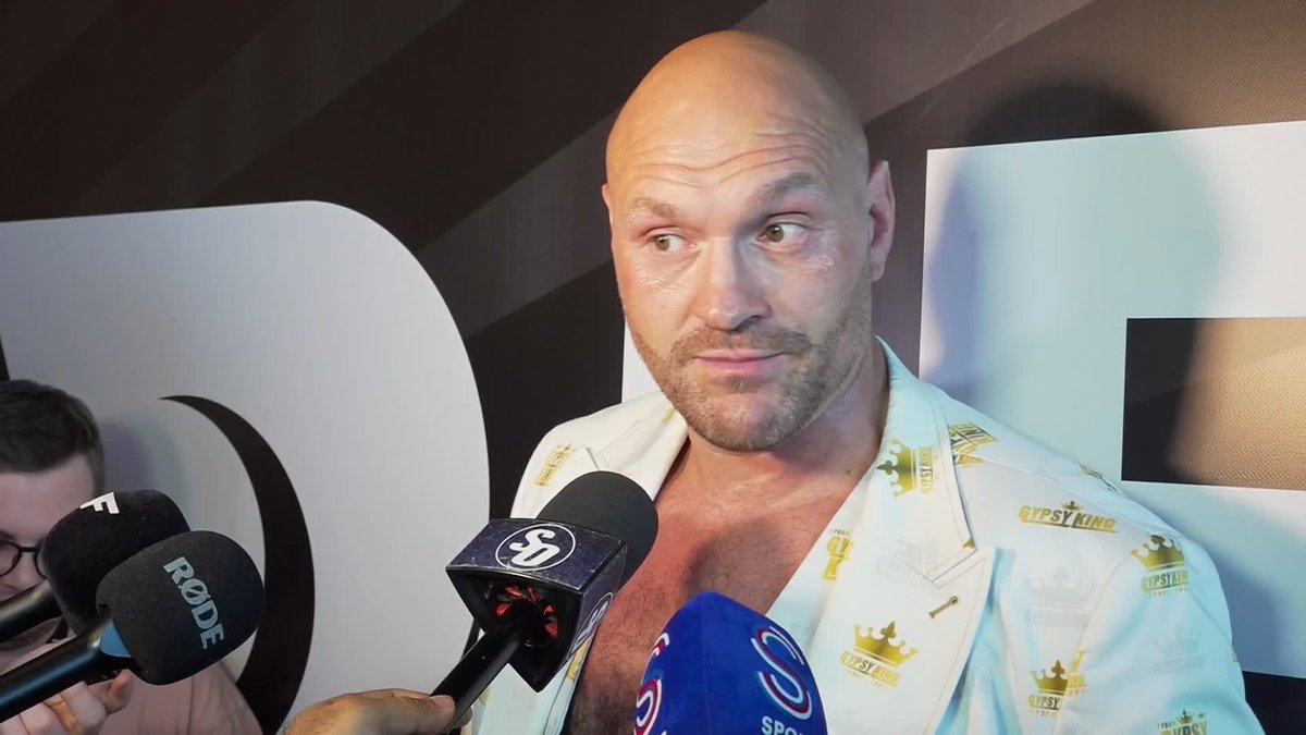 'Usyk because I want my revenge in England - that's the one I want. If I don't get that then it'll be Joshua, the biggest British fight that'll ever happen' 🥊 Tyson Fury was asked who he'd fight in a potential return to boxing whilst attending the IBA Pro Event in Istanbul 👀 [📽️ Boxing News]