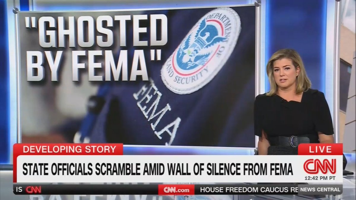 Host: Officials across the country report a disturbing wall of silence from FEMA. One disaster relief official in North Carolina tells CNN they have been ghosted by the federal emergency management agency