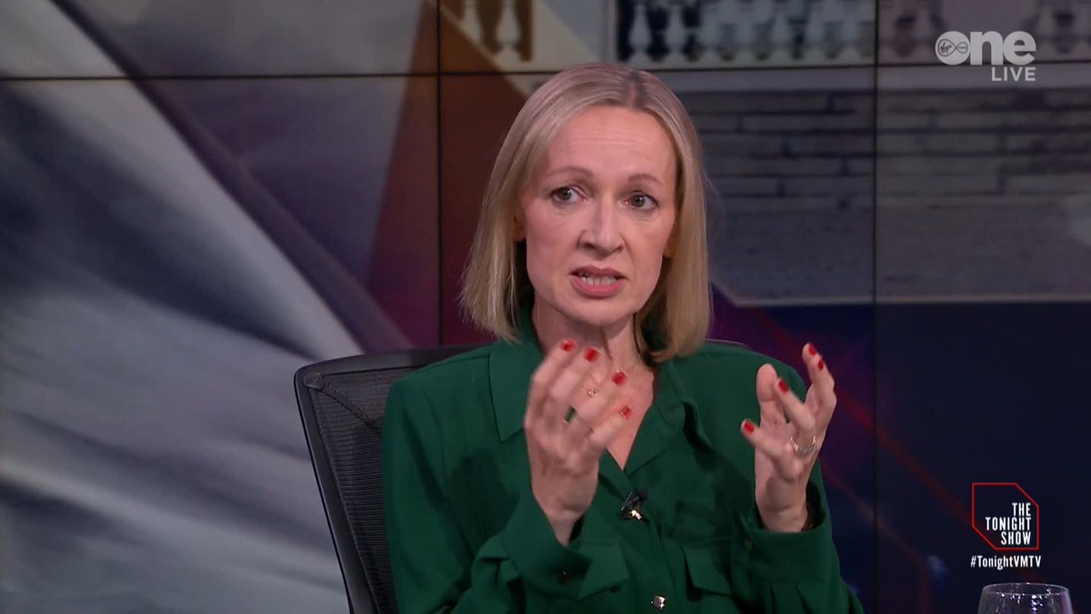 🗣️ "I think she would be a very good neutral candidate," Lucinda Creighton says she would like to see someone like Miriam O’Callaghan run for the Áras #TonightVMTV